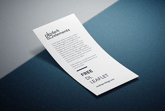 Dark Elements / DL Leaflet mockup