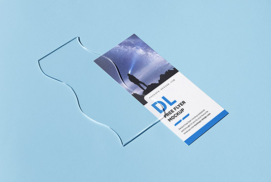 Single 3,5x8,5 in flyer mockup