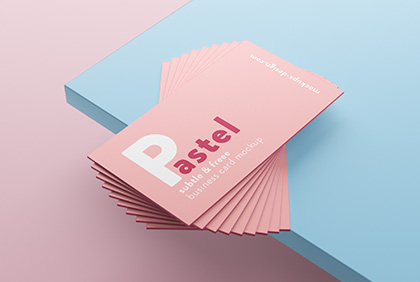 Free business cards mockup
