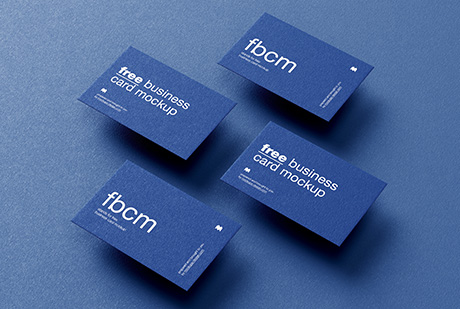 Free business cards mockup