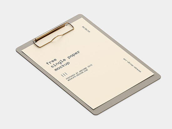 Clipboard mockup