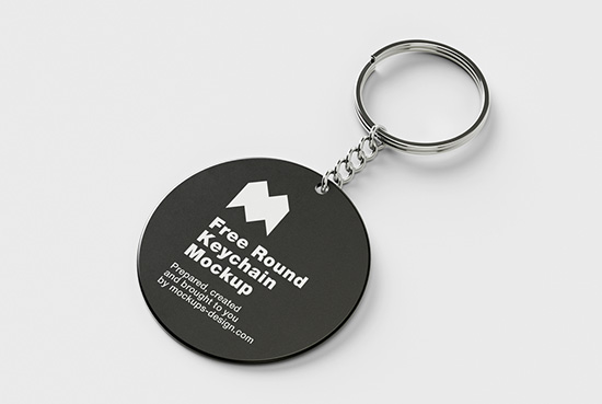Free key ring mockup