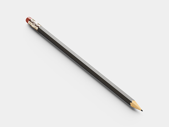 Free pencil mockup