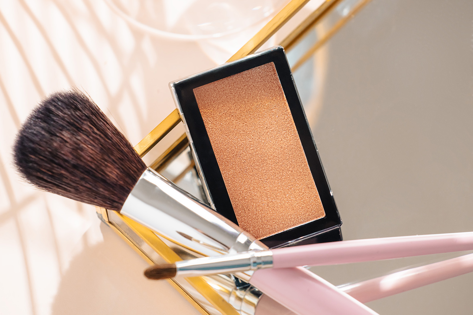 Free rectangle eye shadow mockup