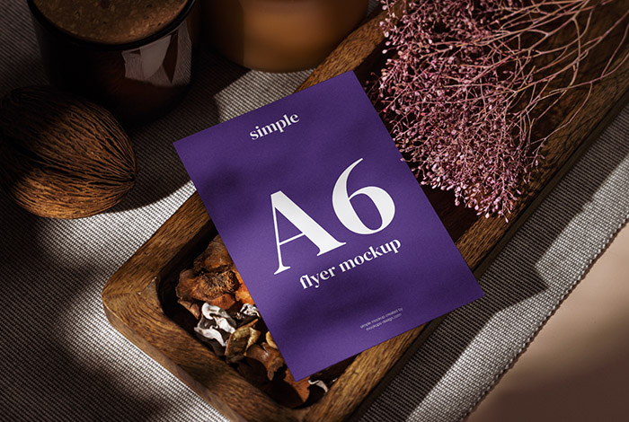 Single A6 Flyer mockup